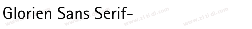 Glorien Sans Serif字体转换 Glorien Sans Serif字体转换